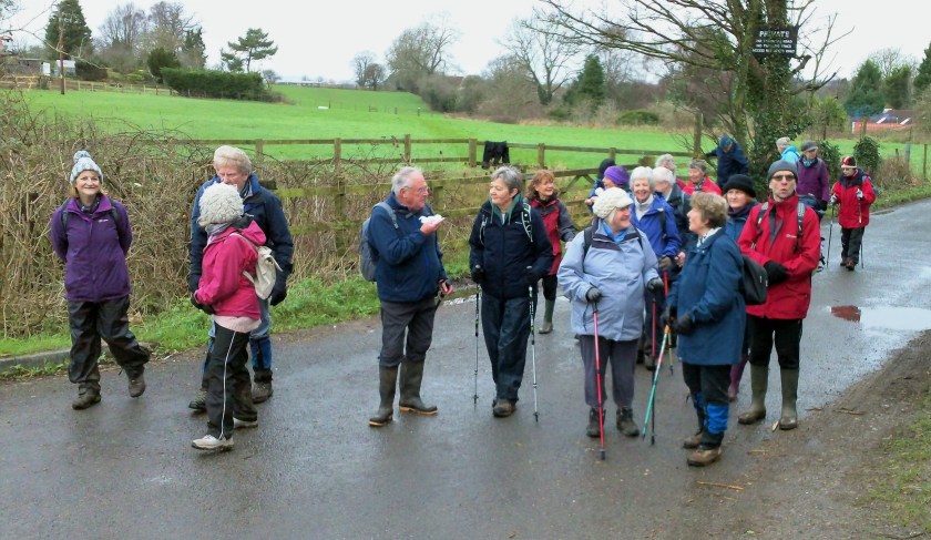Group photo of the walkers at the end of the walk