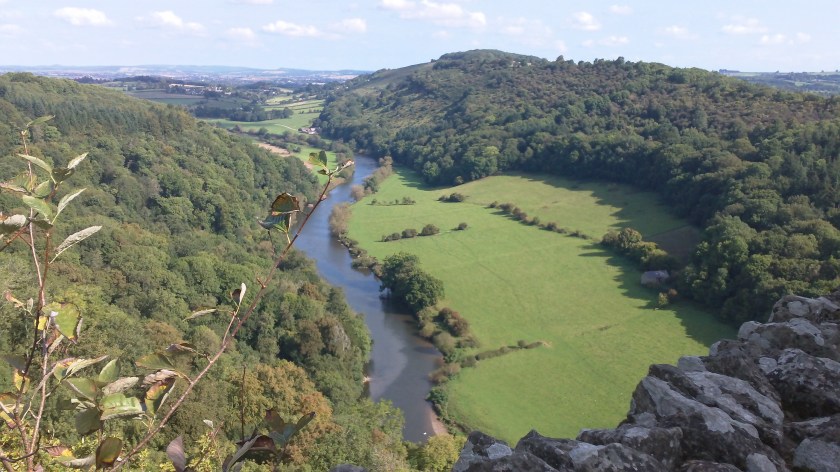 View of River Wye Valley from Symonds Yat Viewing Point