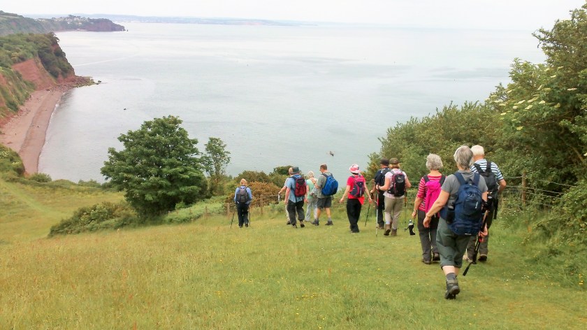 Final major descent towards Teignmouth