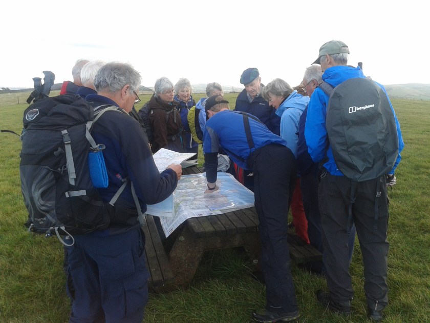 Walk Leader Floss Morgan explains where we are going ?