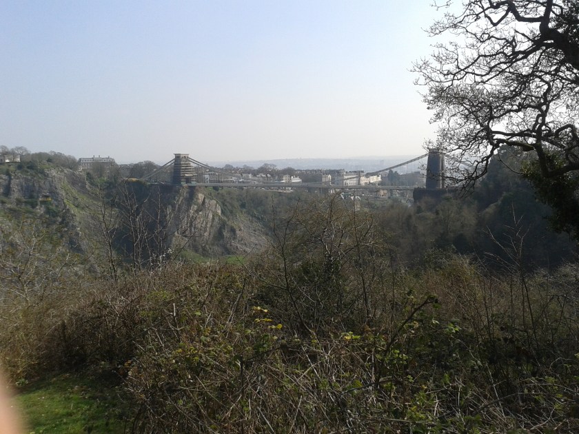 Brunel's Suspension Bridge taken from the Leigh Woods side of the Avon Gorge