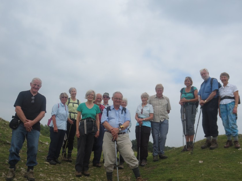 Another group photo on the top of Dolebury Warren