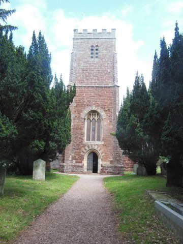 The outside of Powerham Church