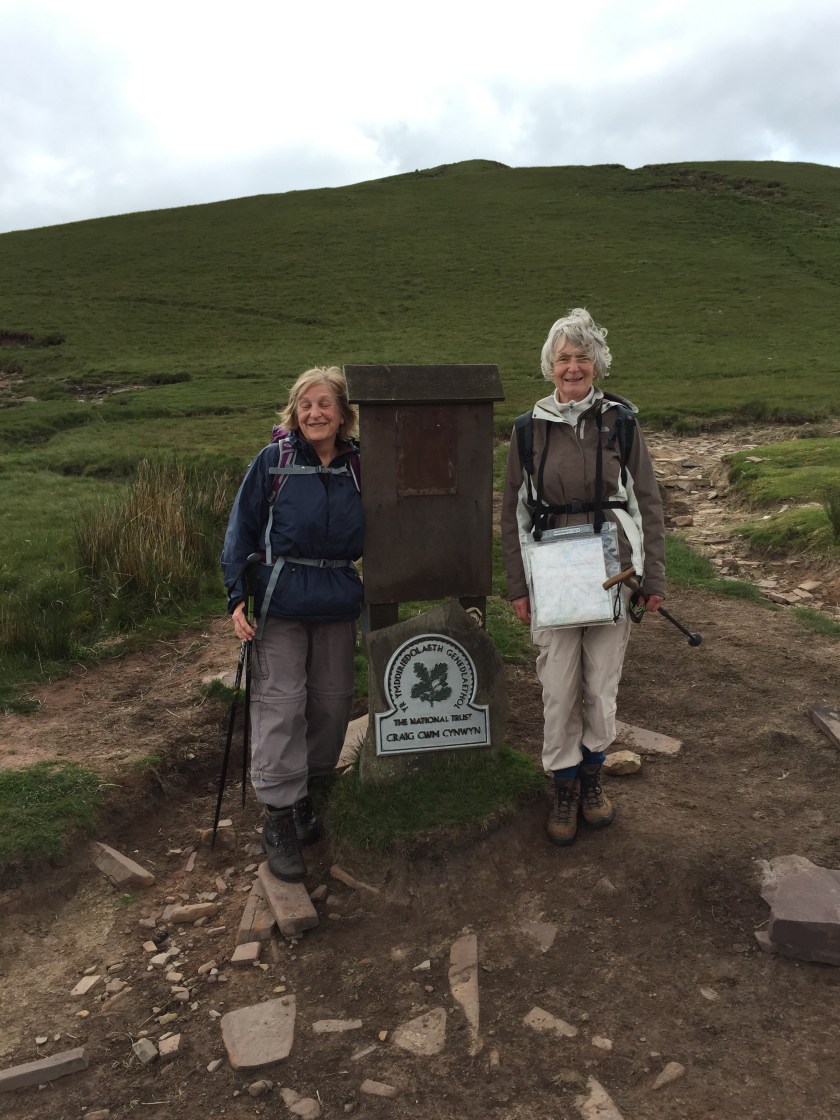 Janet and Susanne make it to the top of the Cribin!