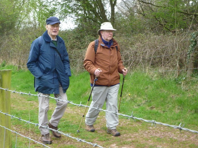 Peter and Ken bringing up the rear!