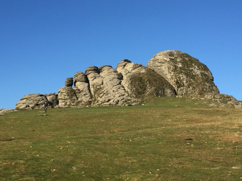 Passing by the last of the impressive tors we saw on the way back to Princetown.