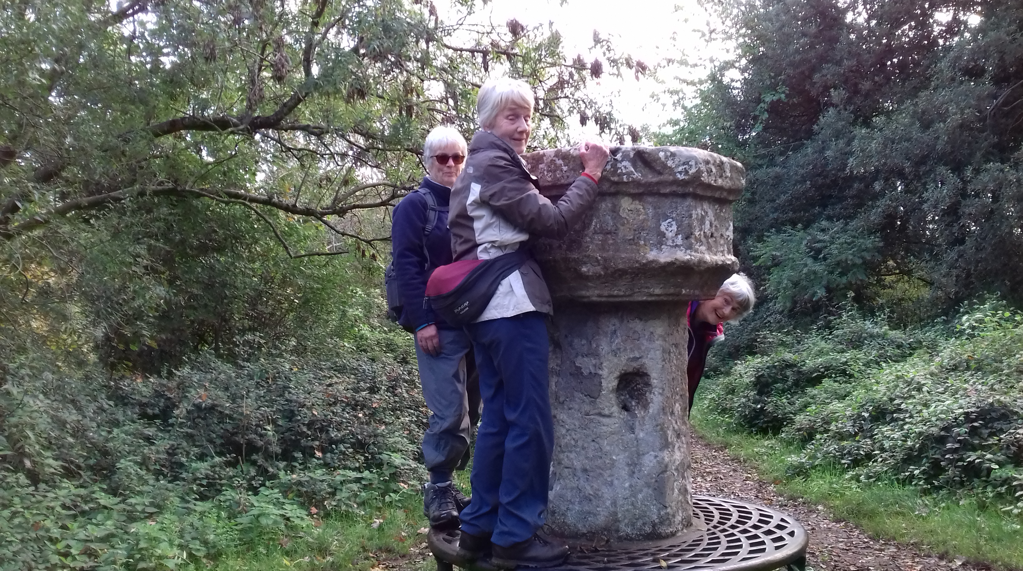 The Dial -navigation mark for shipping before the trees surrounded it